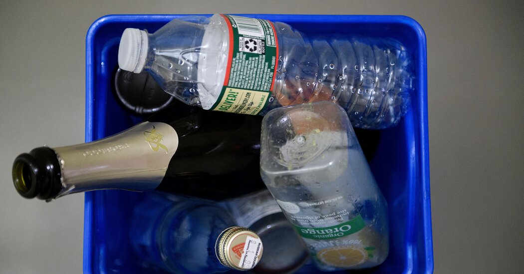 NYT article on the chasing arrows recycling symbol